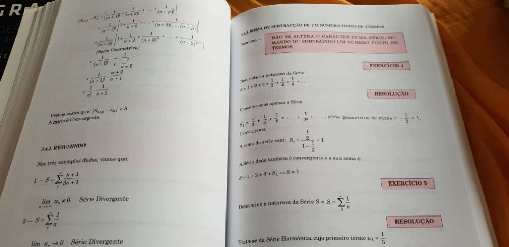 Sebenta de Matemáticas Gerais - Sucessões e Séries