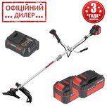 Триммер аккумуляторный Intertool WT-9213 + ЗУ 4 А + 2 АКБ 4 Ач