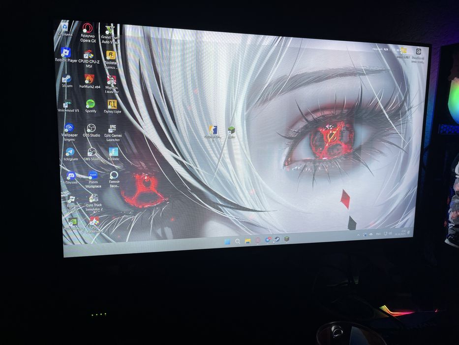 монитор 165 ггц полный комплект «дефект»