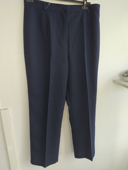 Calças azuis clássicas - Vial Confecções - Tamanho 44 - Novas!