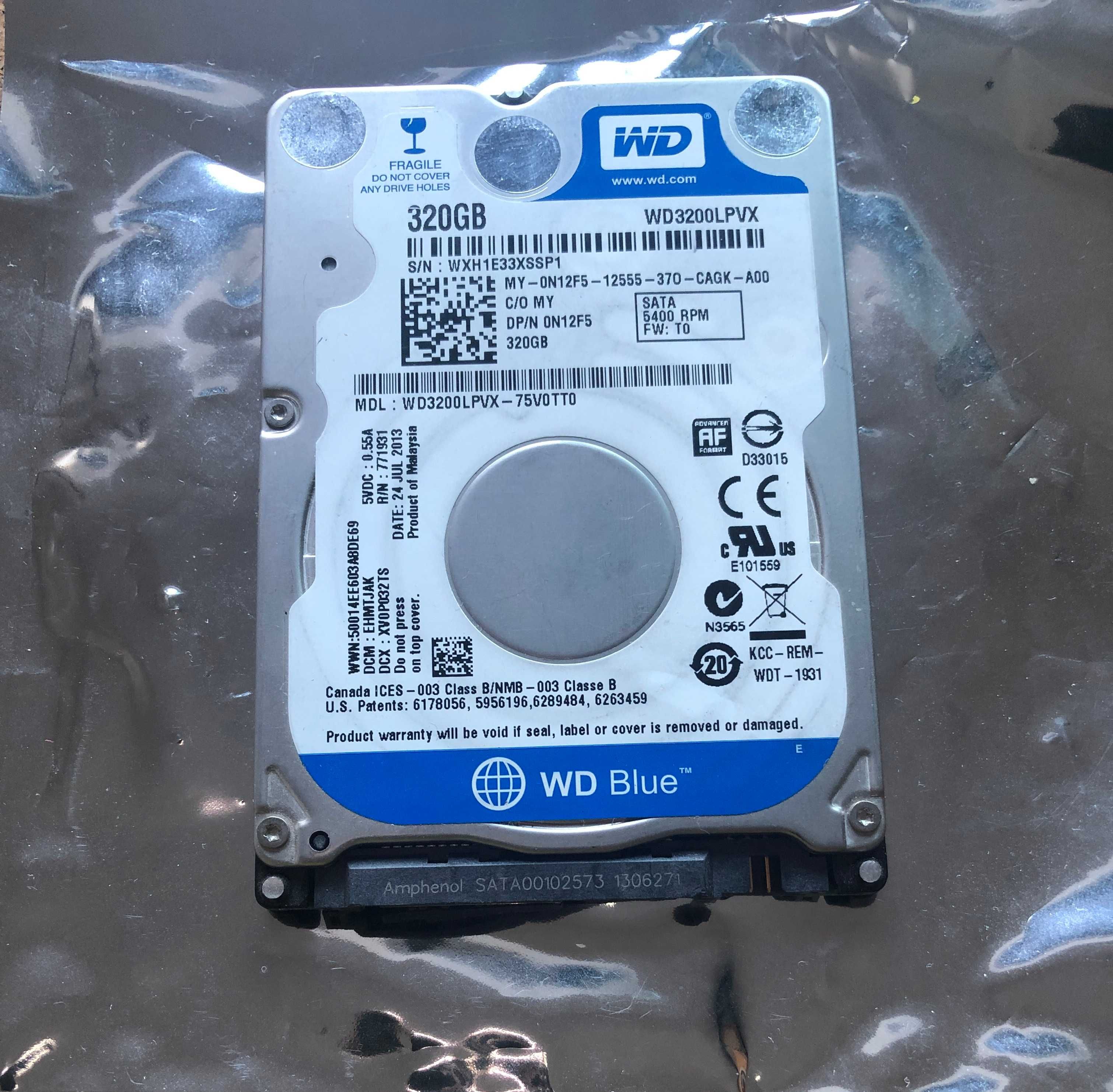 Disco rígido portátil WD - 320 GB - 2,5 "