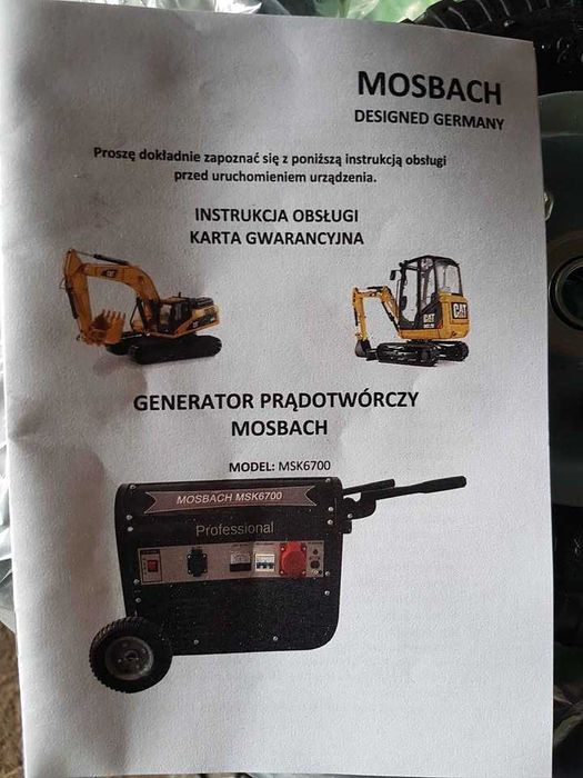 Generator prądotwórczy MOSBACH