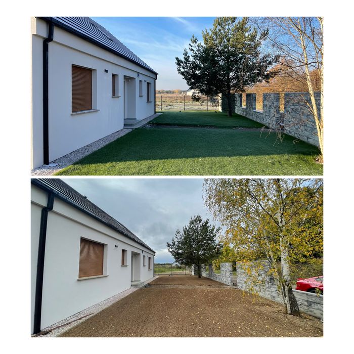 Glebobgryzarka separacyjna niwelacja terenu utwardzanie dróg podjazdów