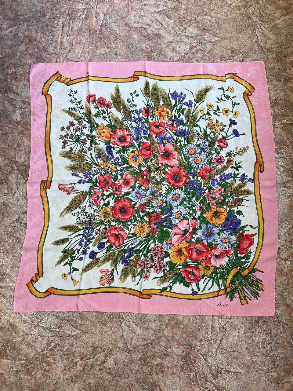 Хустка шовкова Gucci Vintage