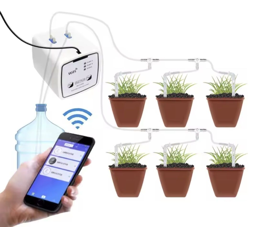 System do nawadniania doniczkowego sterowany przez wi fi