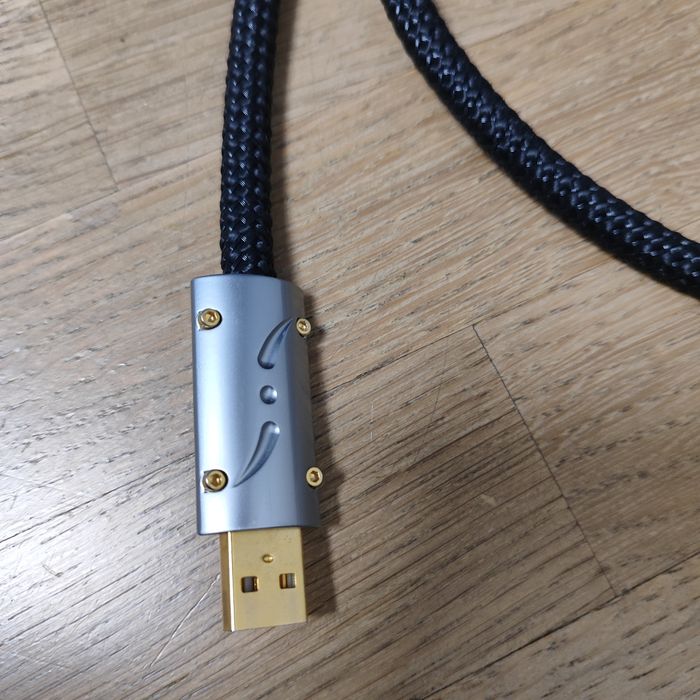 Viborg UC01 Silver Plated USB A//B  1.2 m