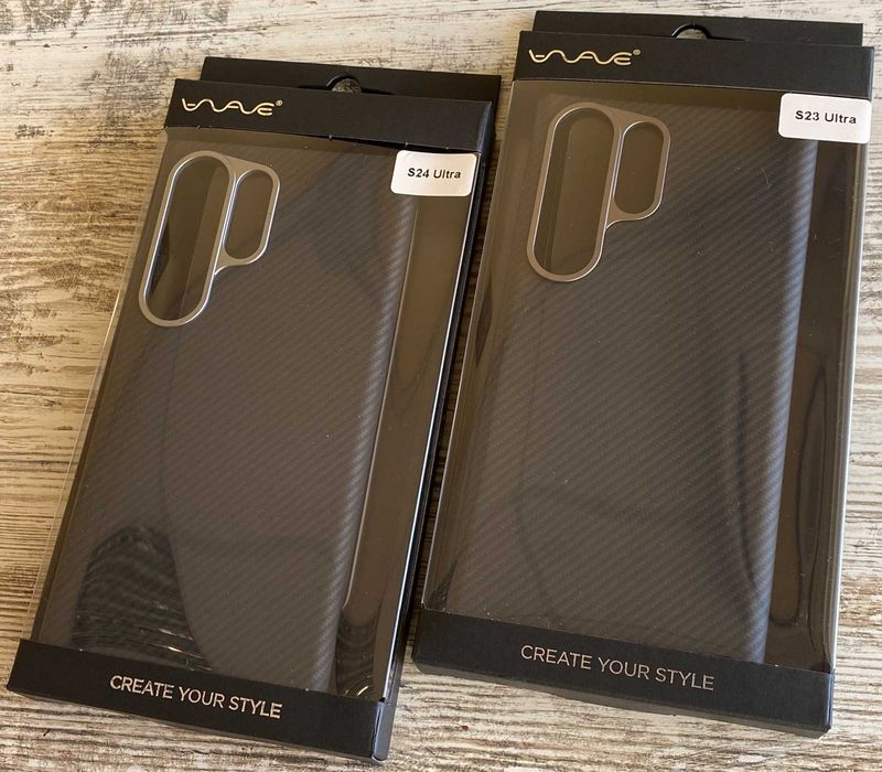 Карбоновый чехол Premium Slim Carbon для Samsung S24 Ultra, S23 Ultra