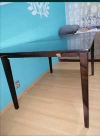 Stół do salonu ciemny brąz orzech 90x120