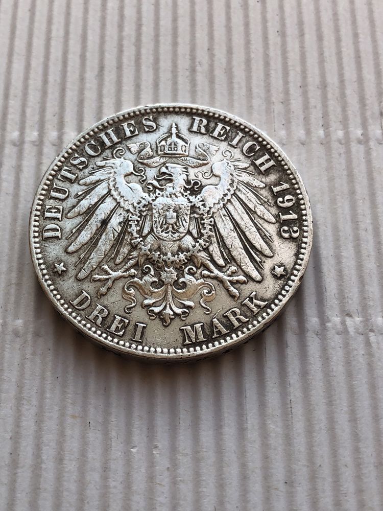 3 marki Hamburg 1913 J
