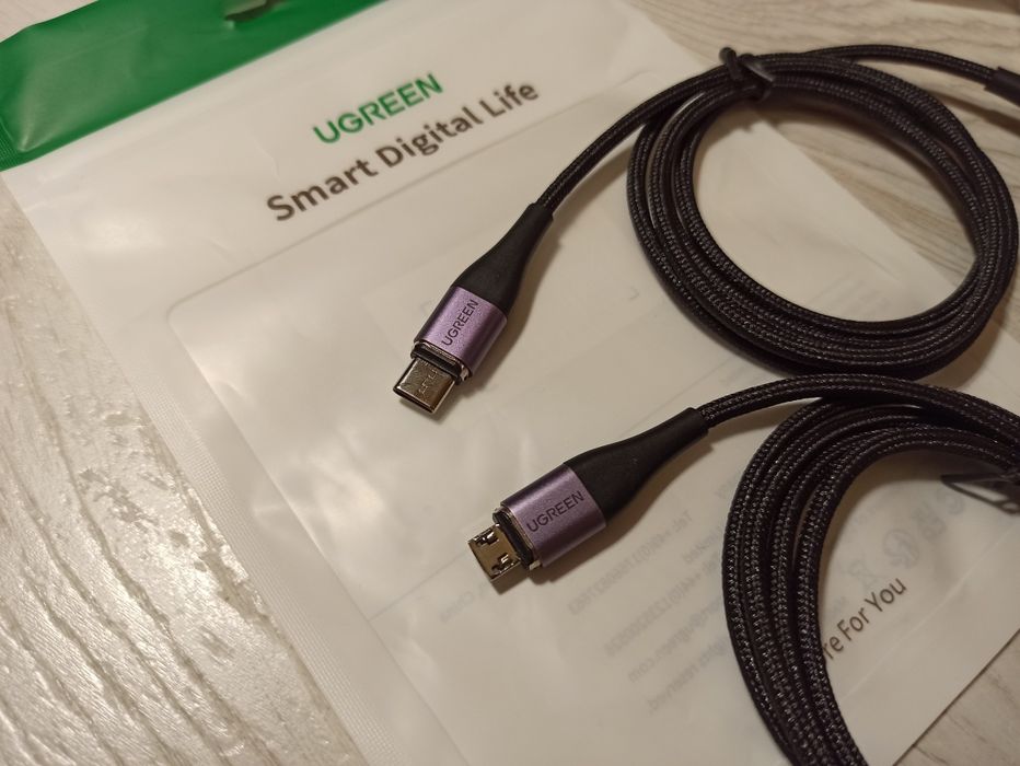 Ugreen Magnetic магнітний кабель USB/USB-C, USB/micro USB