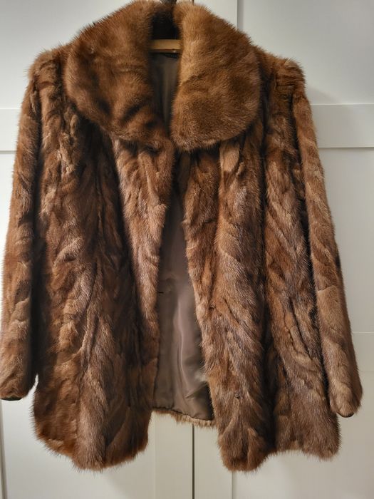 Futro kurtka z norek