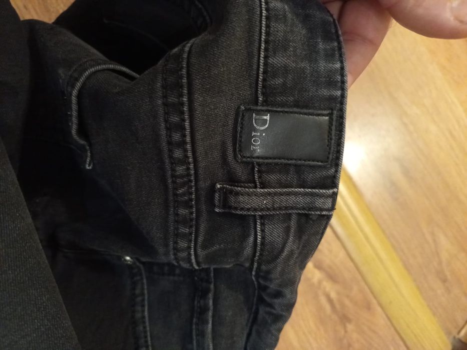Dior oryginalne slim stretch jeans męskie jak nowe