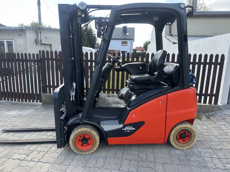 Wózek widłowy Linde H16T EVO triplex 391 jak toyota  h18 h20