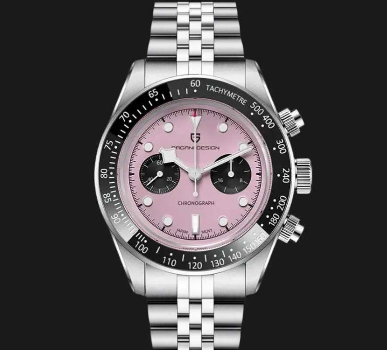 Pagani Design PD-1813 Chronograph Quartz 39MM 100M Nowy,GW12 miesięcy