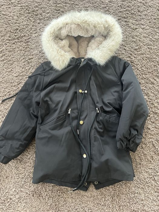 Куртка парка для дівчинки 128-134
