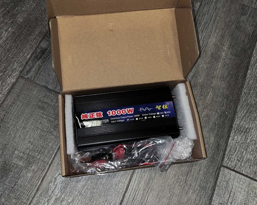 Інвертор 12-220v 1000 w чистий синус