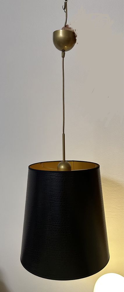 Czarno- złota lampa wisząca Kandela Z-1