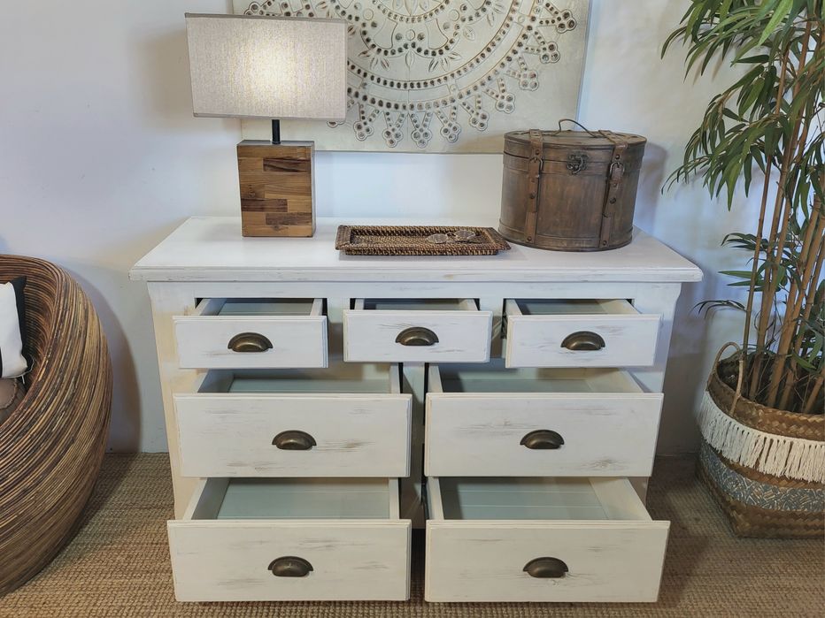 aparador, comoda, consola, movel tv, branco, rustico