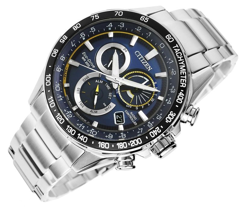 zegarek męski citizen eco-drive radio-controlled cb5914-89l + box