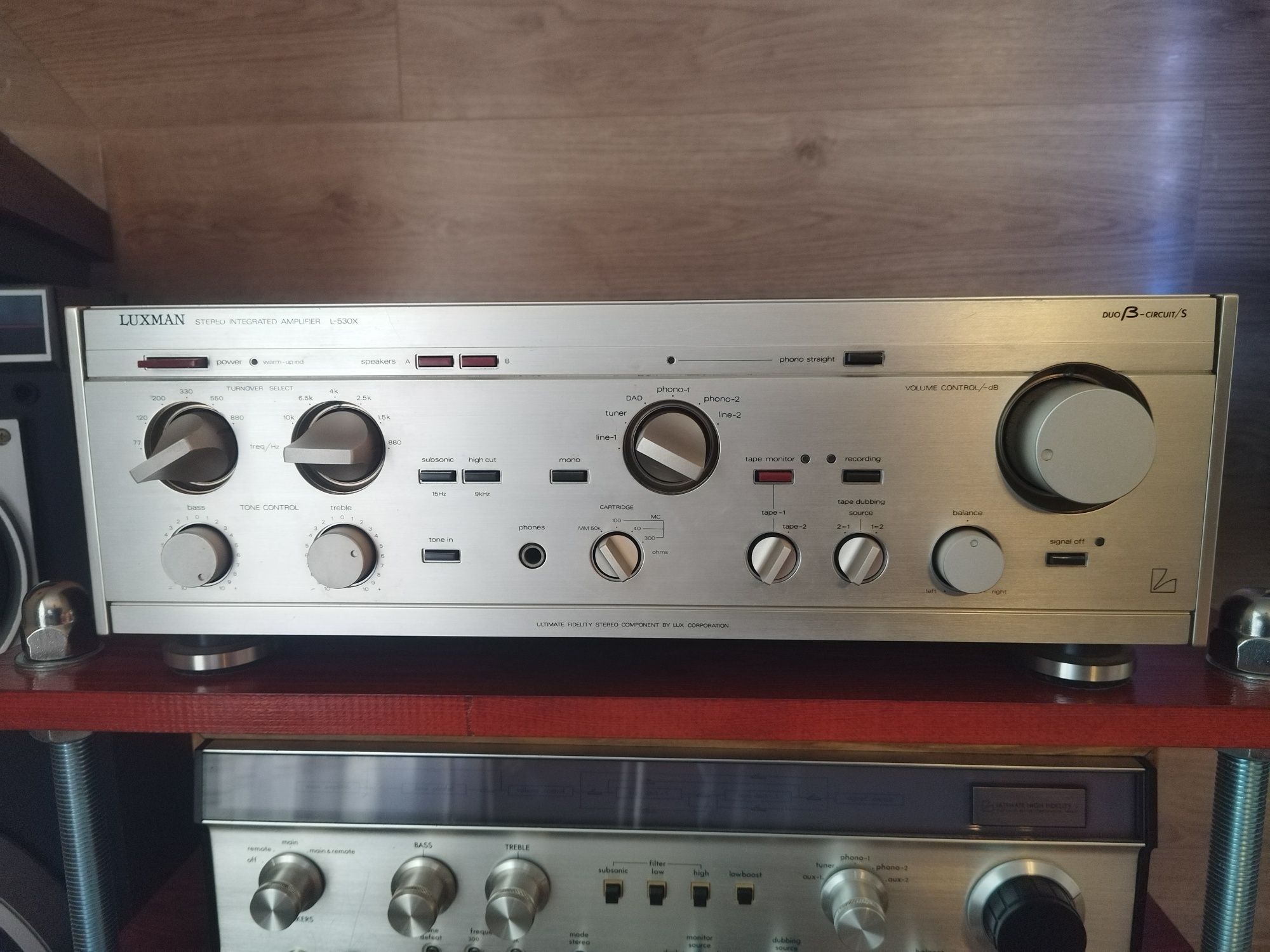 Luxman L 530X po przeglądzie i naprawie.