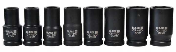 Na Lewara Zestaw nasadek udarowych Black 13308