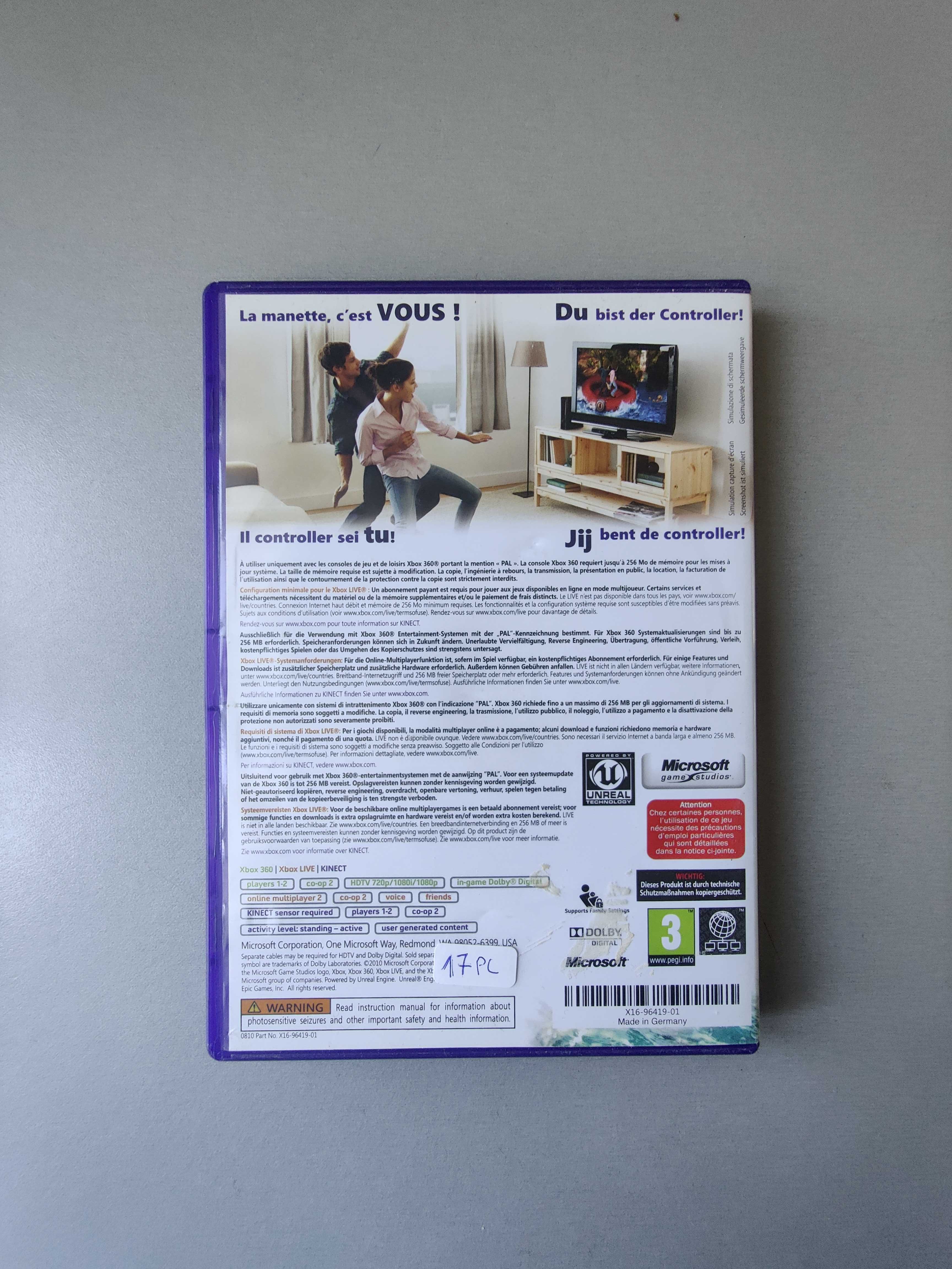 Gra Xbox360 / Xbox 360 - Kinect Adventures dla dzieci ( PL / Ang )