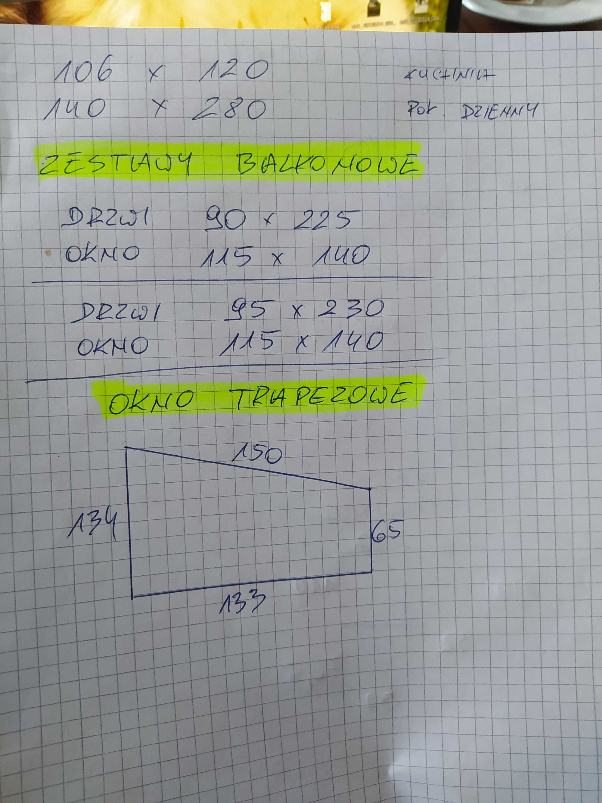 kompletne drzwi balkonowe z demontażu