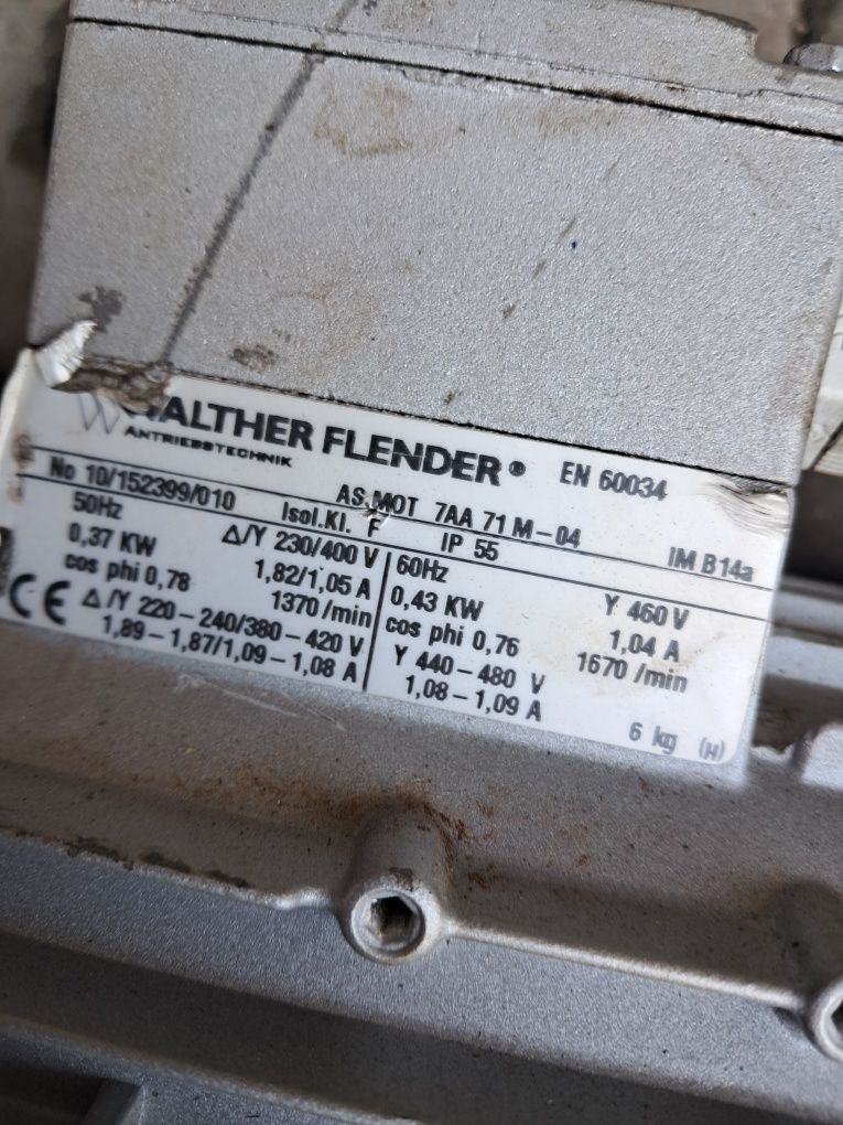 Okazja motoreduktor 0.37kw 56obr obieraczka do dyni