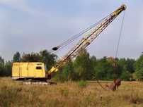 Екскаватор Е-652Б, драглайн. Робочий