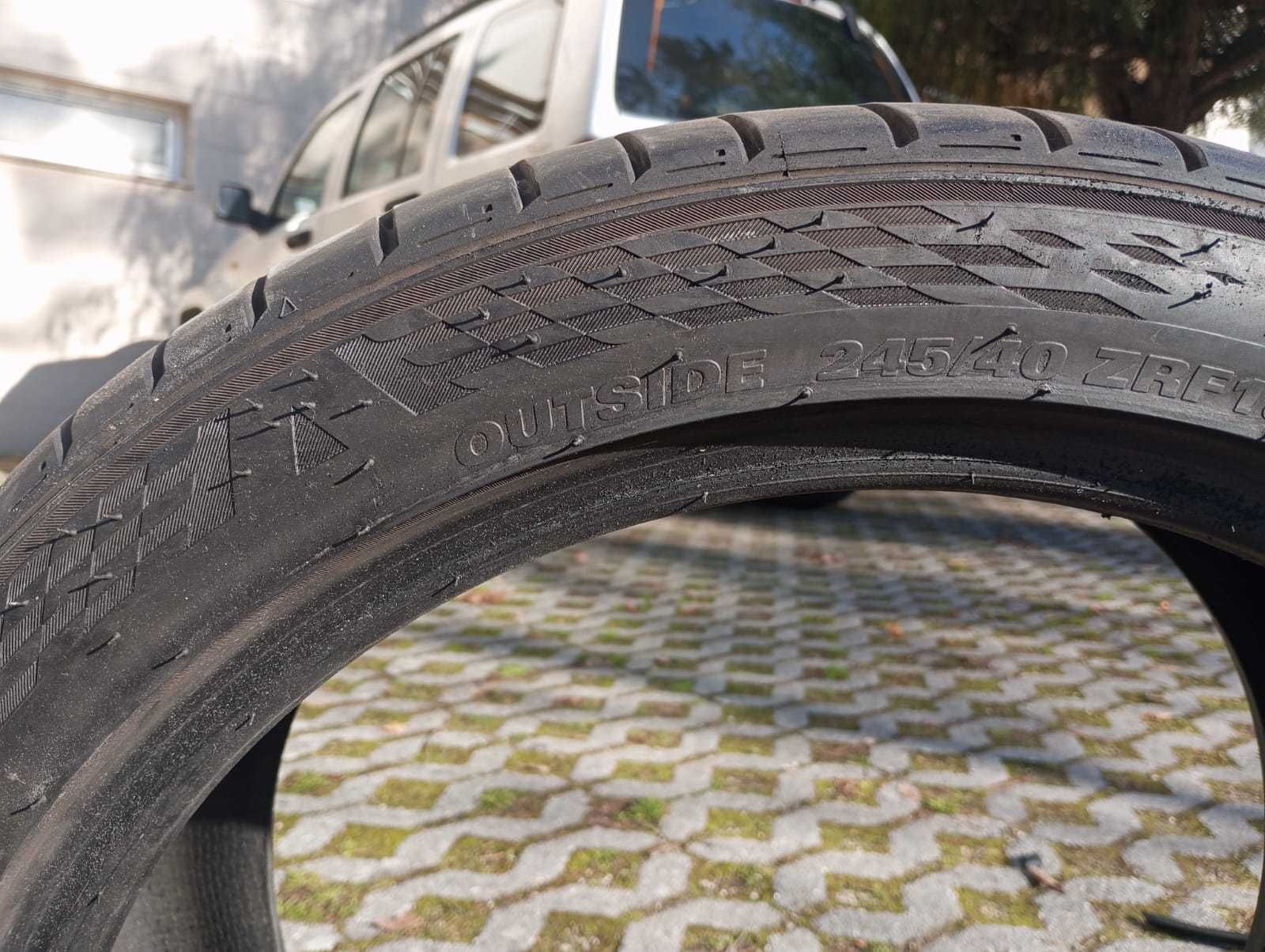 Pneu Kumho run flat 245/40/18 ZRF 93Y