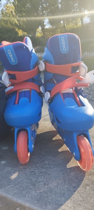 Patins e Protecções Oxelo Criança