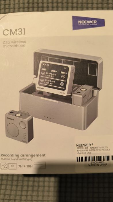 Microfones  Neewer sem fio novos na caixa