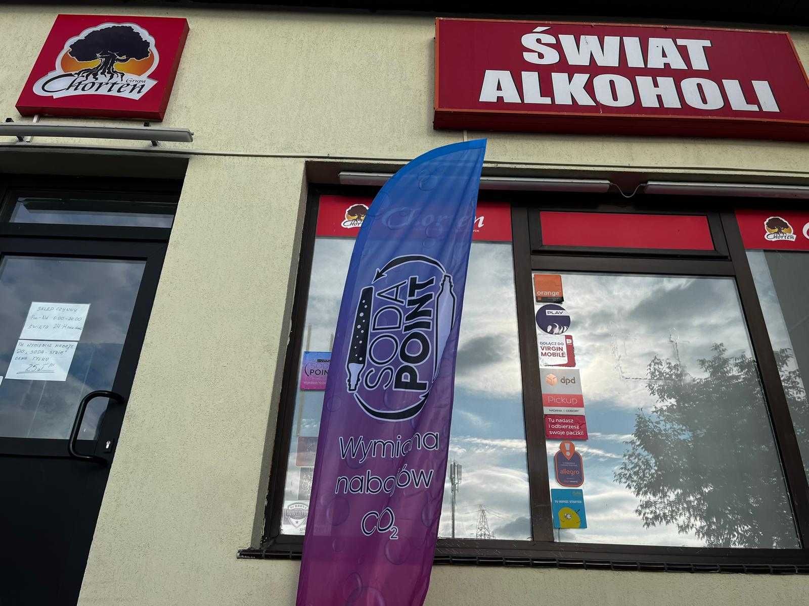 Sodastream Pruszków, ul. Działkowa 2E Wymiana nabojów CO2