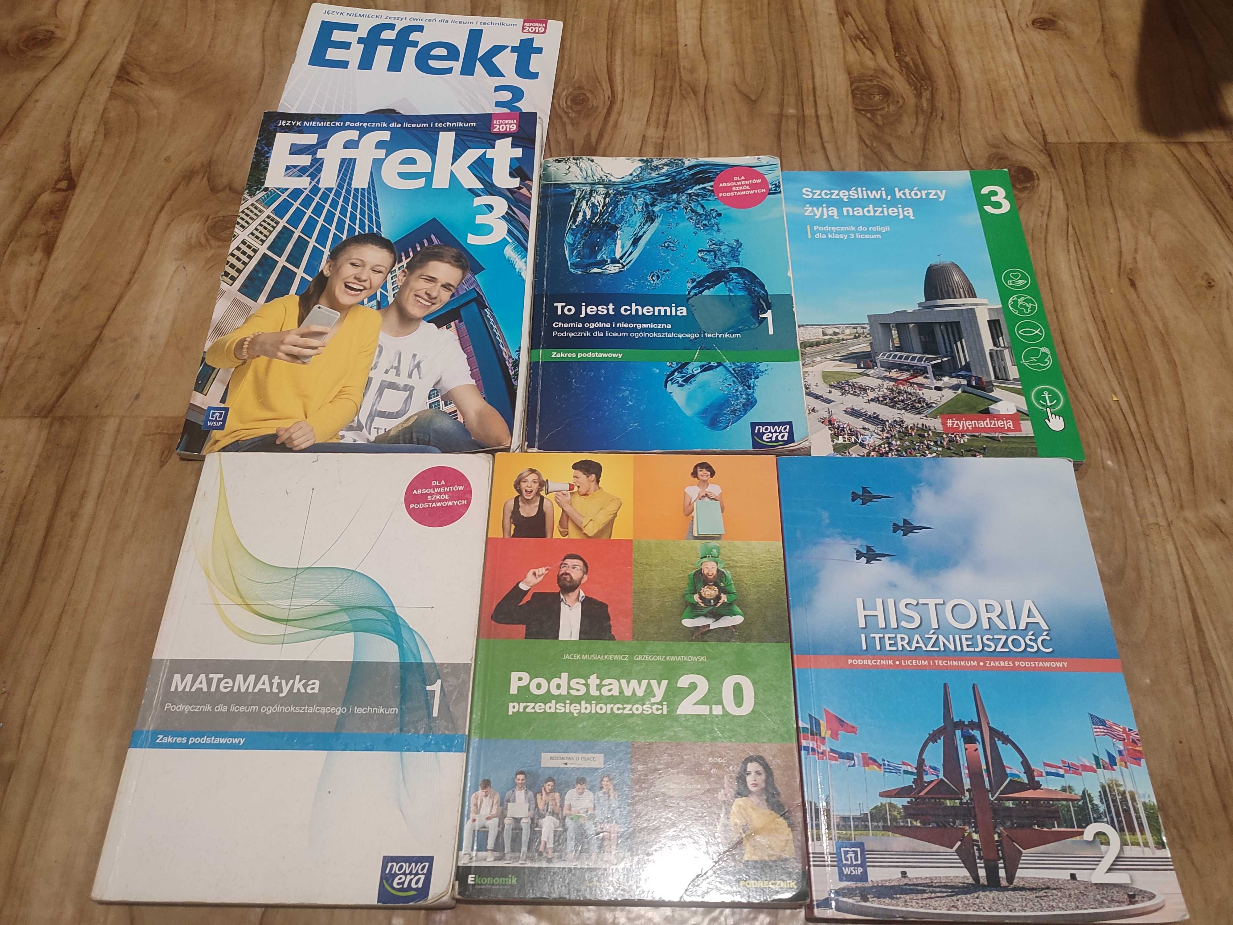 Podręczniki szkolne technikum,liceum