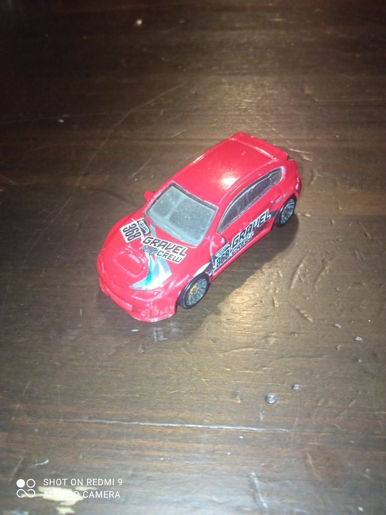 Subaru WRX STI hot wheels czerwone A