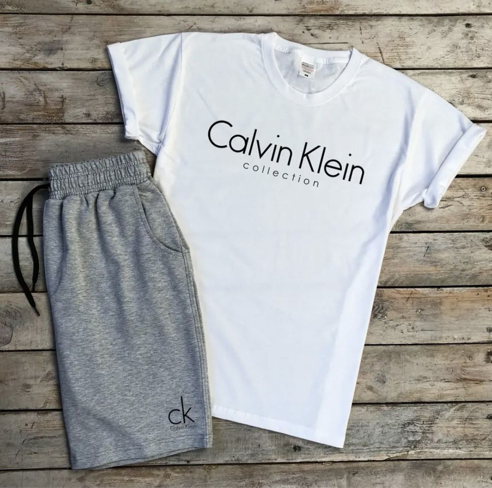 Мужской комплект шорты + футболка Calvin Klein Puma The North Face