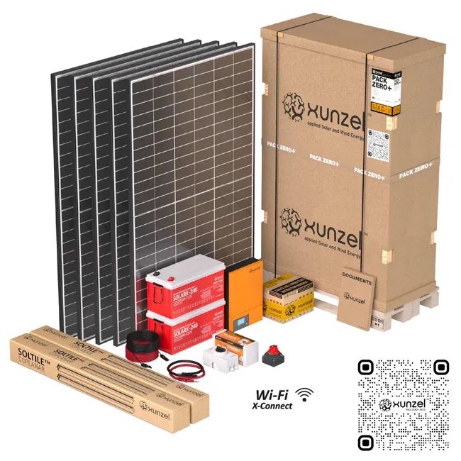 Kit Solar PACK ZERO+AX70 XUNZEL 12kWhd