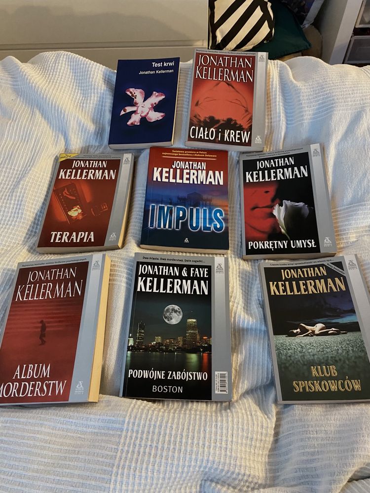 zestaw 8 książek Jonathana Kellermana