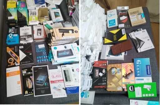 Szkło hartowane etui magnetyczne na obudowę silikon na telefon