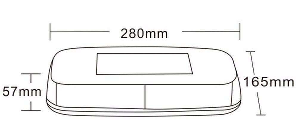 BLK0007 - Ponte led 55Watt Ambar Certificada e Homologada