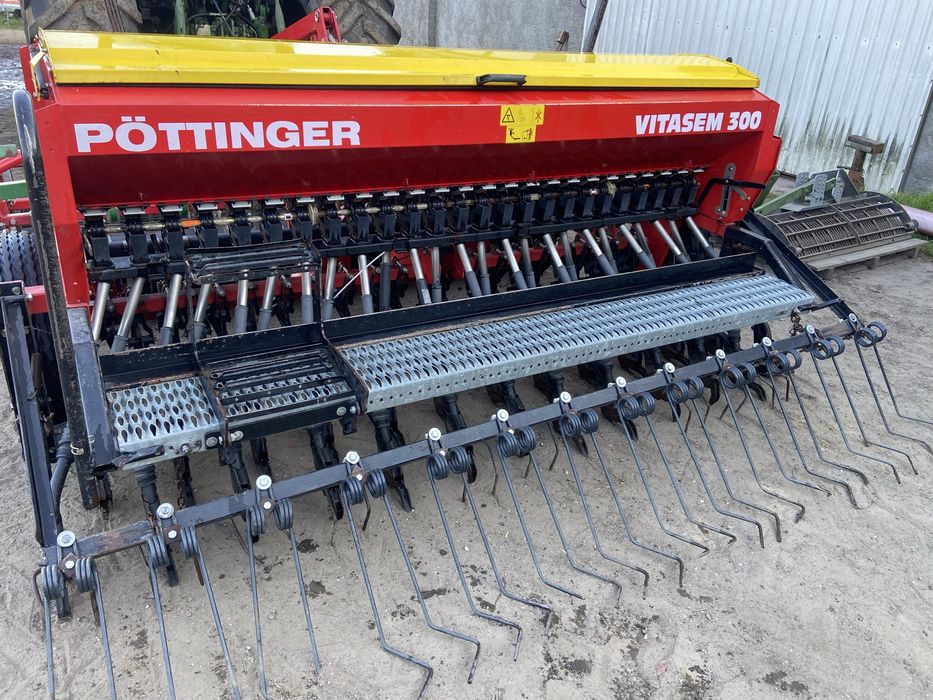 Agregat unia uprawowo siewny zestaw pottinger vitasem 3m okazja