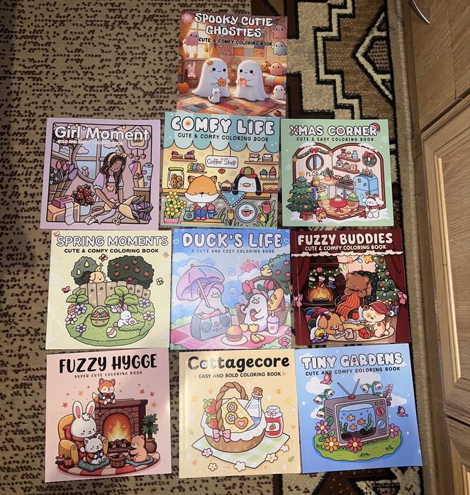 COZY kolorowanki dla dorosłych dla dzieci malowanki