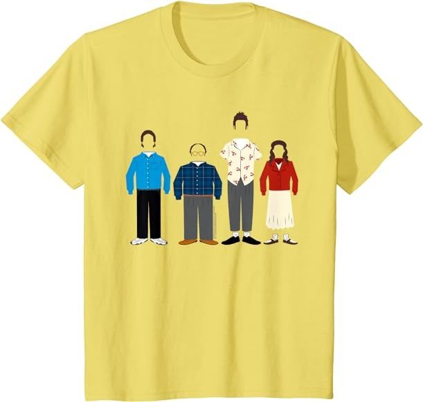 T-shirt Seinfeld [várias cores/tamanhos 2 aos 12 anos] NOVO PORTES GRÁ