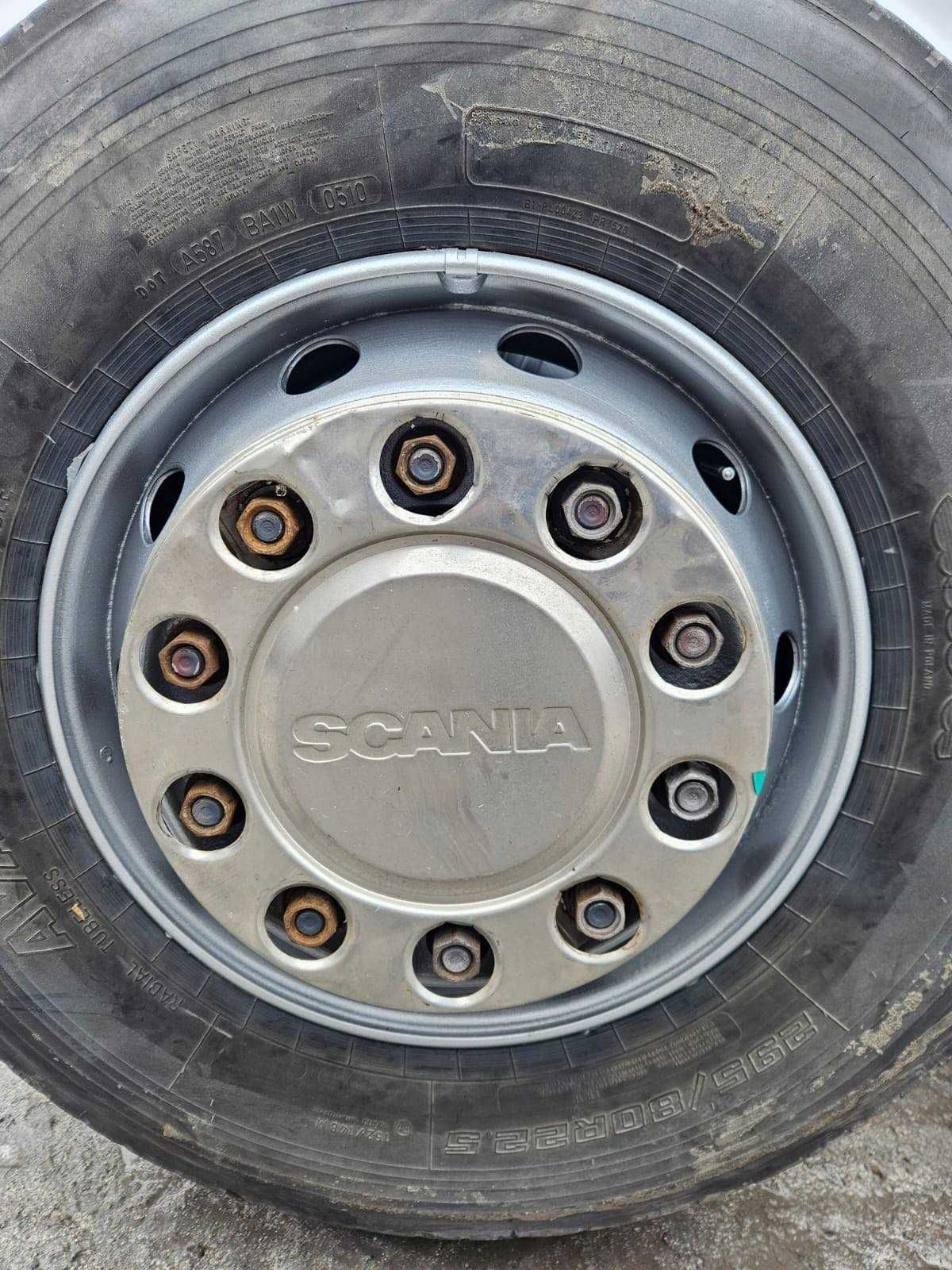 Scania 3 osie super stan  580 tys tarczki zamiana laweta niskopodwozie