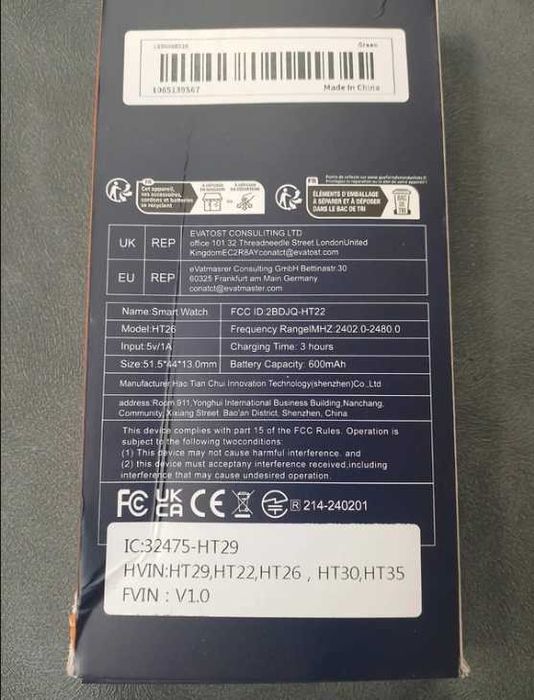 Smartwatch zegarek sportowy wojskowy pulsometr fitness Android iOS SMS