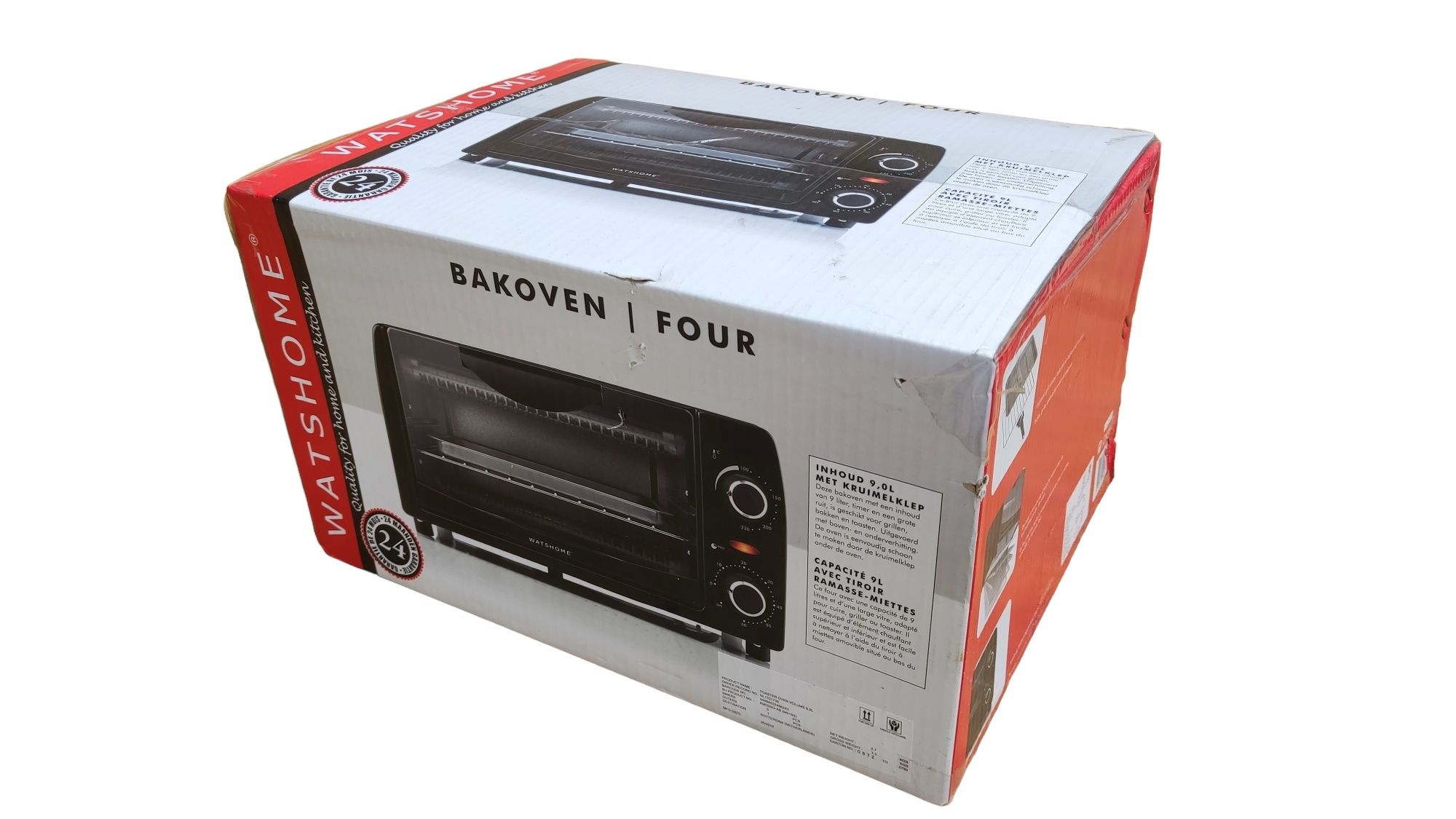 NOWY Grill Elektryczny WatsHome Bakoven Four 800w