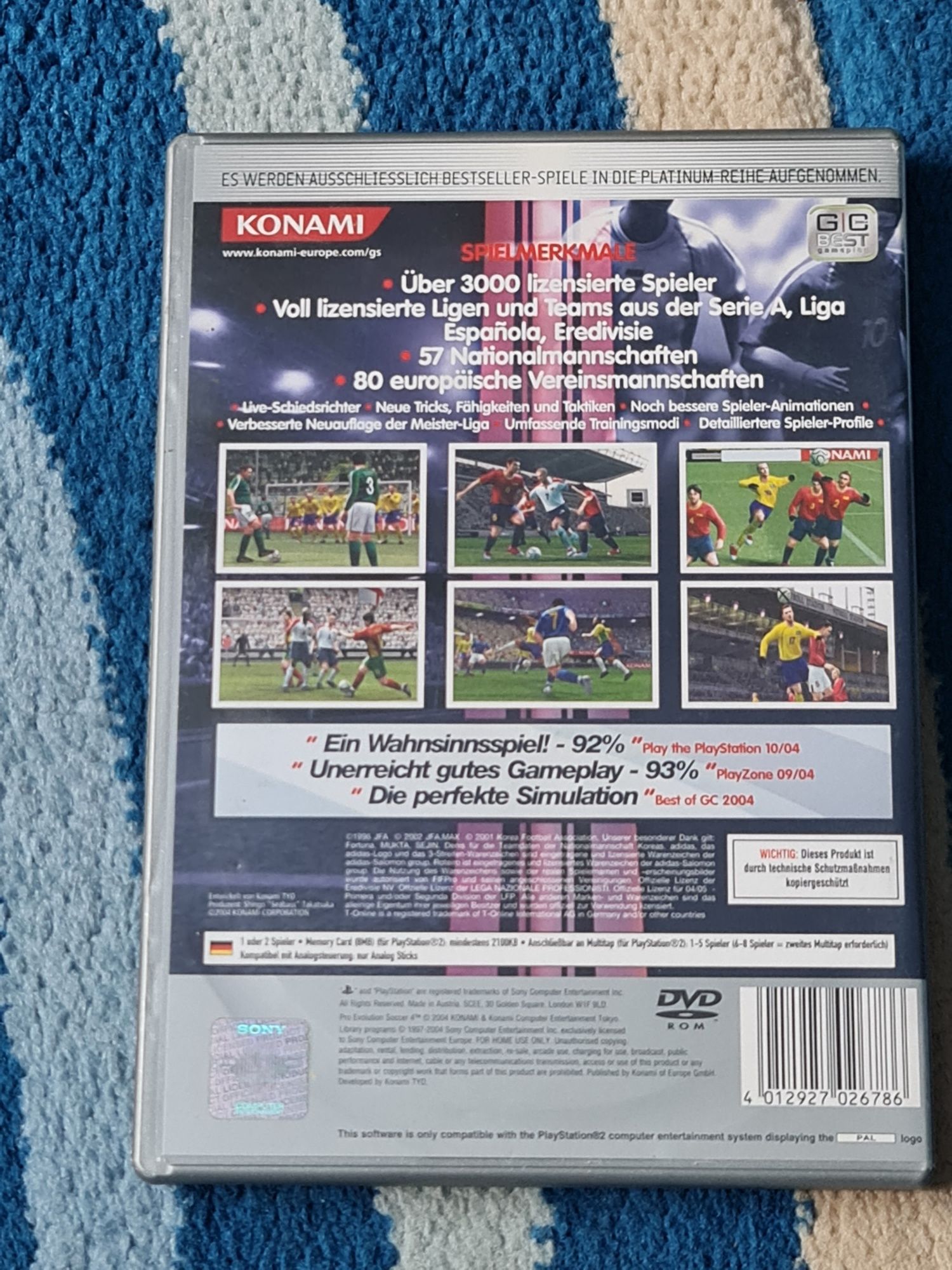 Pro Evolution Soccer 4 Playstation 2