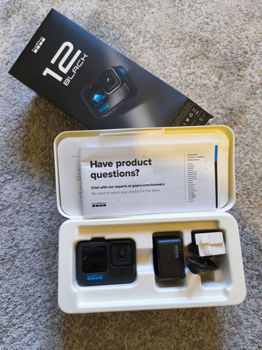 GoPro 12 com 3 baterias Enduro