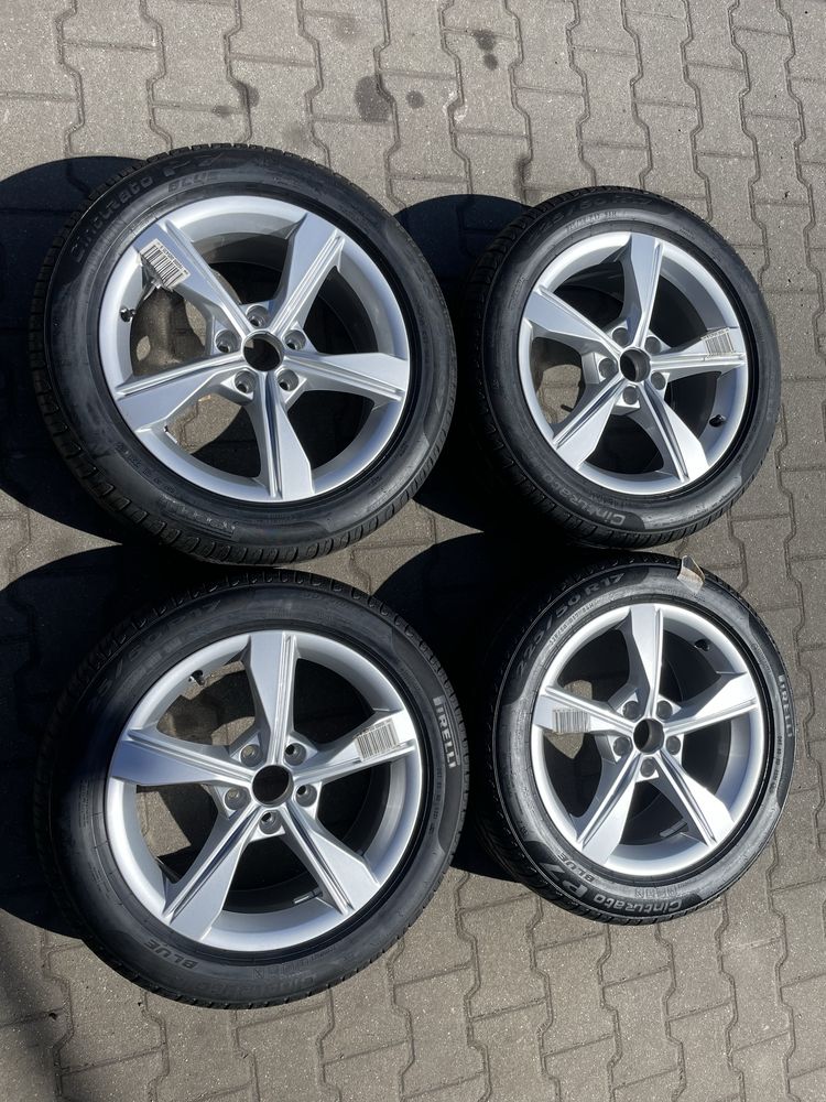 Nowe oryginalne kola Audi 17” a4 B9 B8 opony Pirelli