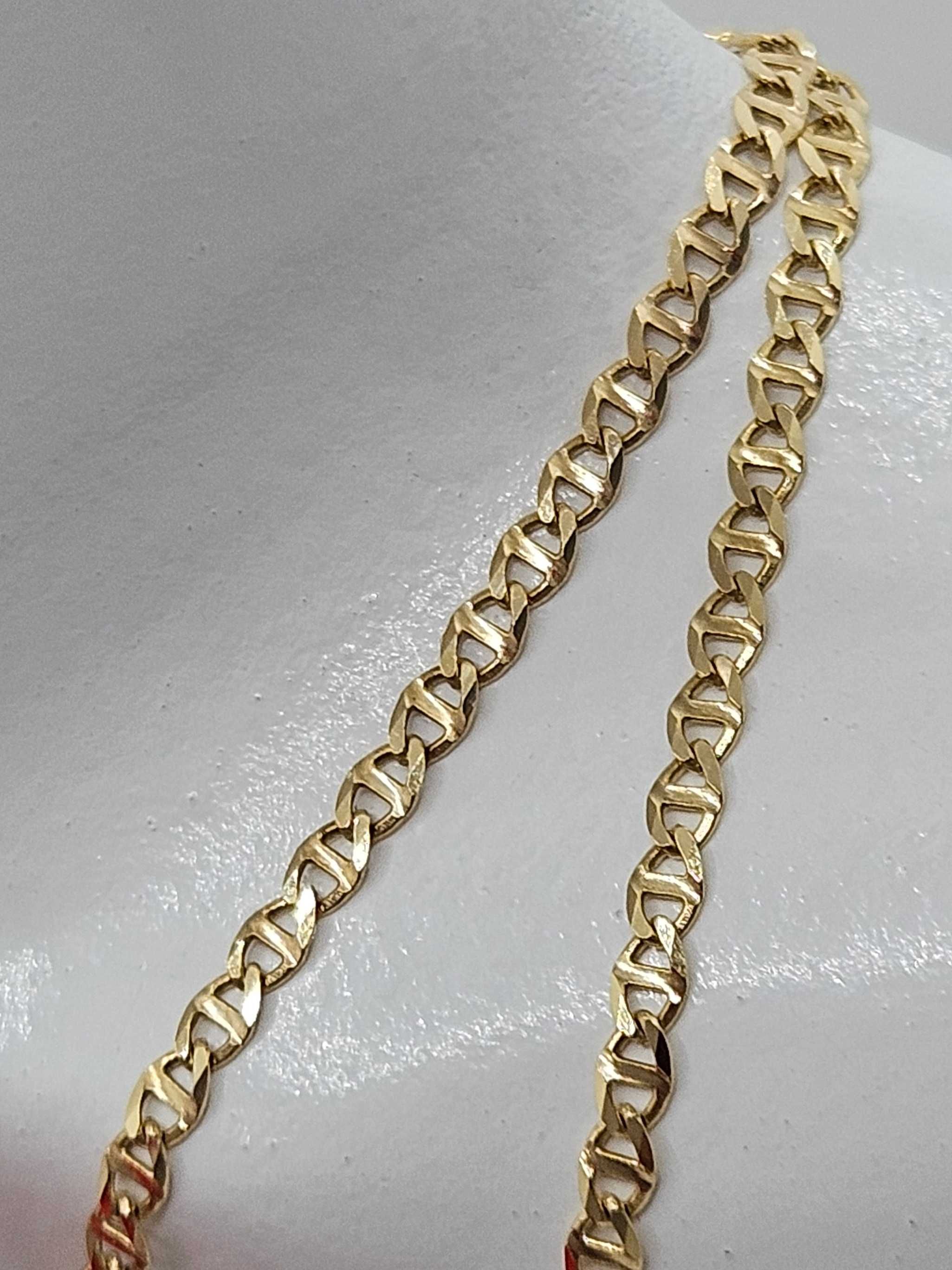 Złoty łańcuszek  p.585 długość 45 cm
